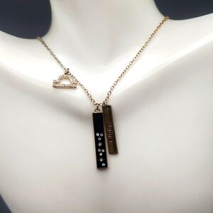N3317 libra sparkle zodiac‎ necklace